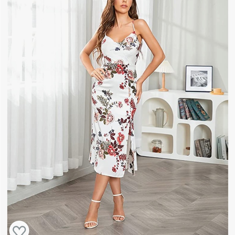 Spaghetti Strap Midi Dress